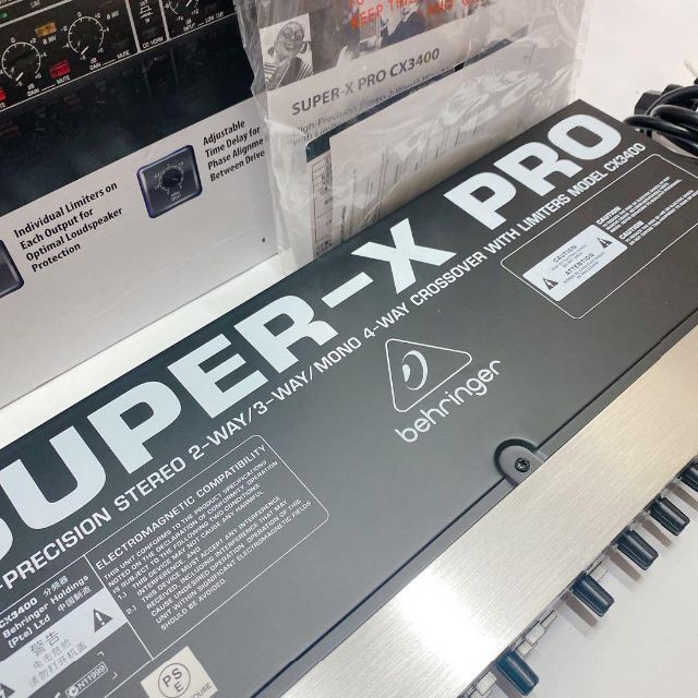 ベリンガー ほぼ新品 super-x pro cx3400 BEHRINGER