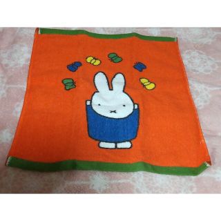 ミッフィー(miffy)の【未使用】ミッフィー　フェイスタオル　おまけ付き(ハンカチ)