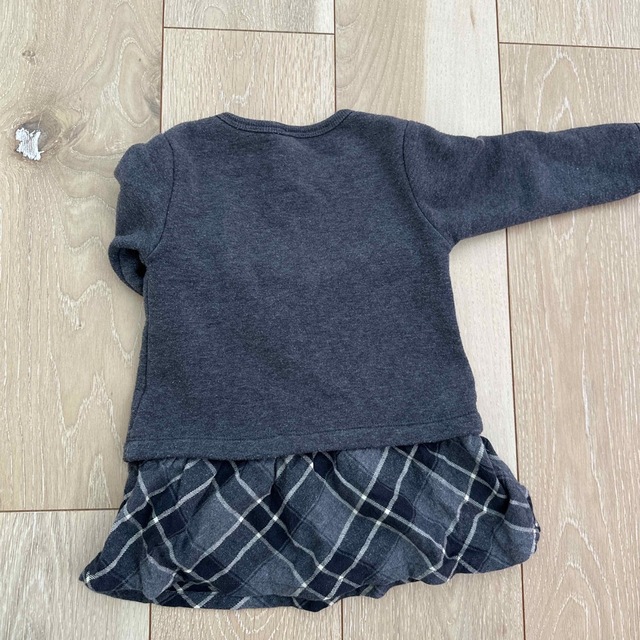 MUJI (無印良品)(ムジルシリョウヒン)の無印良品80㎝ キッズ/ベビー/マタニティのベビー服(~85cm)(シャツ/カットソー)の商品写真