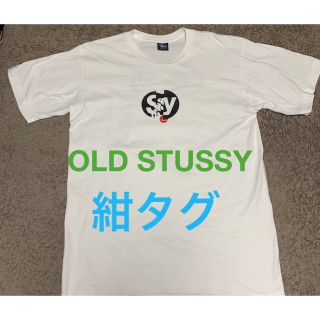 ステューシー(STUSSY)のOLD STUSSY 紺タグ Tシャツステューシー tee 古着 90's(Tシャツ/カットソー(半袖/袖なし))