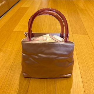 プラダ(PRADA)のプラダ　ハンドバッグ　サテン(ハンドバッグ)