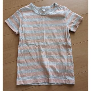 ムジルシリョウヒン(MUJI (無印良品))の無印良品　ボーダーTシャツ　110(Tシャツ/カットソー)