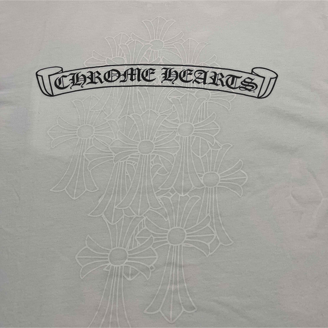 CHROME HEARTS セメタリークロス　ホースシュー　tシャツ XL 白Tシャツ/カットソー(半袖/袖なし)