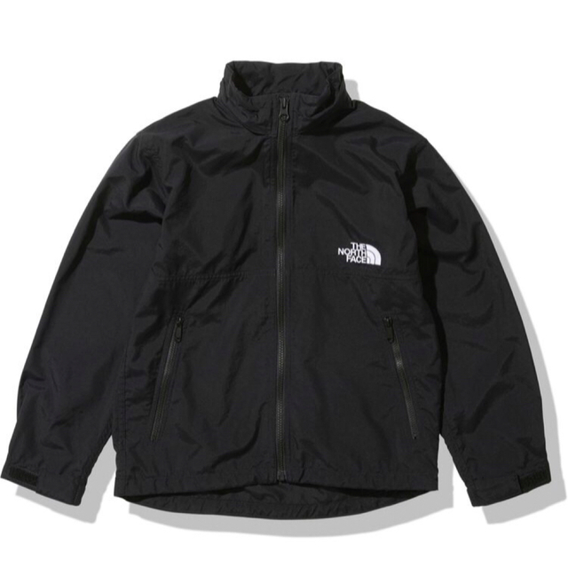 THE NORTH FACE(ザノースフェイス)の【 150 】ブラック ★ノースフェイス★キッズ コンパクト ジャケット キッズ/ベビー/マタニティのキッズ服男の子用(90cm~)(ジャケット/上着)の商品写真