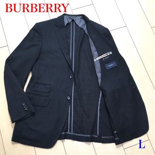 バーバリー BURBERRY テーラードジャケット 未使用 タグ付き シルク混-