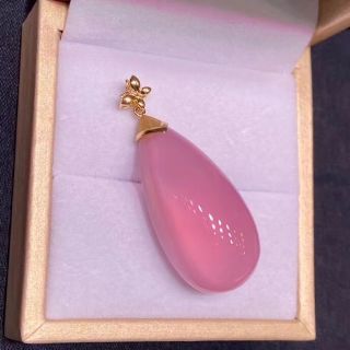 天然】ローズクォーツ ペンダントトップ 11.51g-