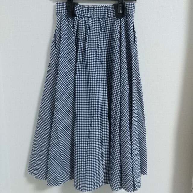 UNIQLO(ユニクロ)のUNIQLO ギンガムチェックフレアスカート レディースのスカート(ロングスカート)の商品写真