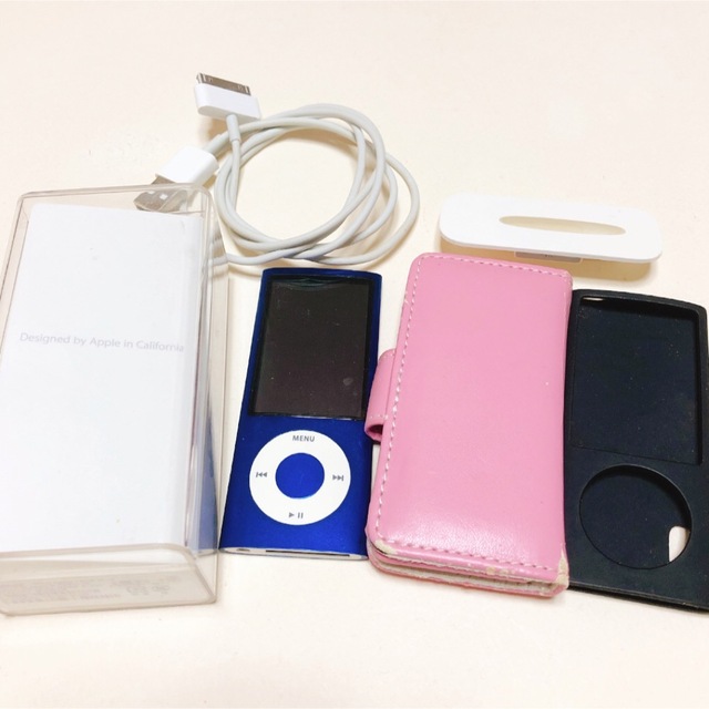 iPod(アイポッド)のiPod nano 16GB Blue スマホ/家電/カメラのオーディオ機器(ポータブルプレーヤー)の商品写真