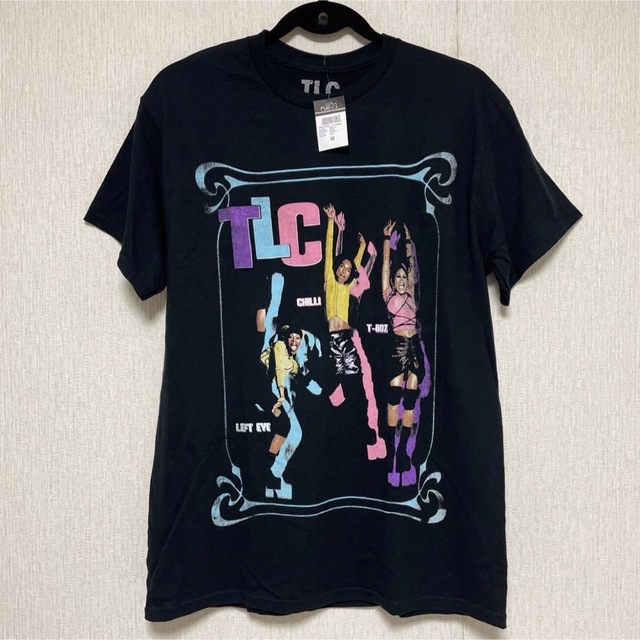 Tシャツ(半袖/袖なし)TLC Tシャツ rue21 ブラック M 希少 レア デザイン タグ付き 新品