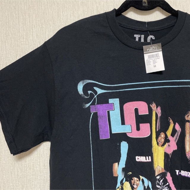 TLC Tシャツ rue21 ブラック M 希少 レア デザイン タグ付き 新品の