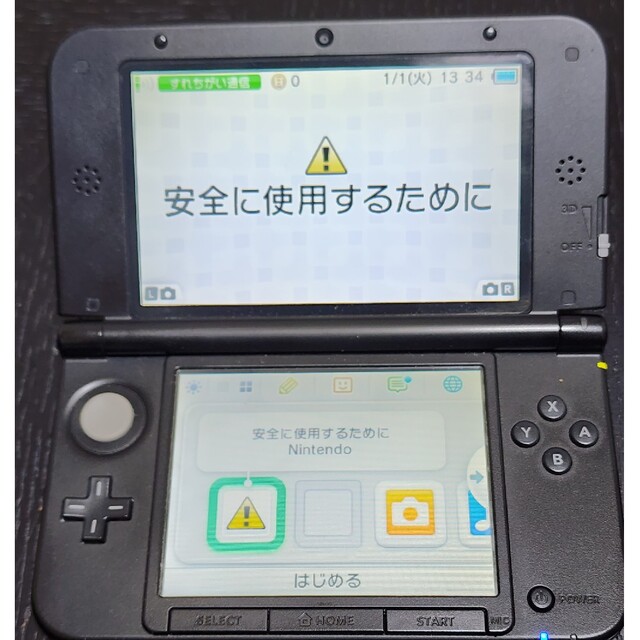 3dsllブラック×レッド　品箱無し 4