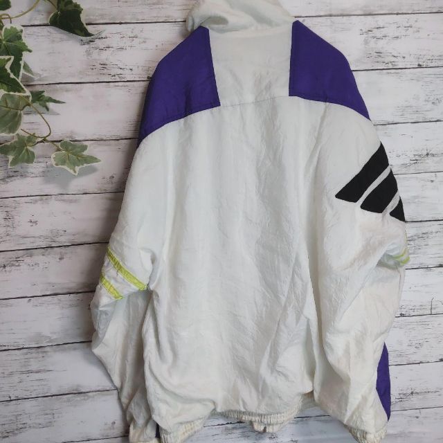 adidas(アディダス)の80s adidas ATP 刺繍ロゴ トレフォイル ナイロンジャケット メンズのジャケット/アウター(ナイロンジャケット)の商品写真