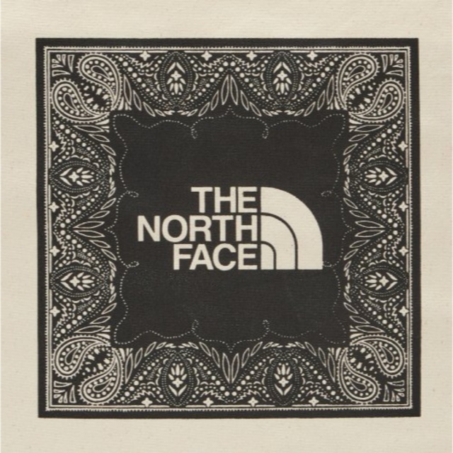 THE NORTH FACE(ザノースフェイス)の【海外限定】ノースフェイス コットンキャンバストート ペイズリー BLACK メンズのバッグ(トートバッグ)の商品写真
