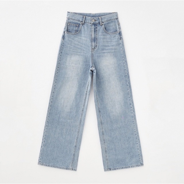 【新品/未使用】twwデニム XXS/S washed blue レディースのパンツ(デニム/ジーンズ)の商品写真