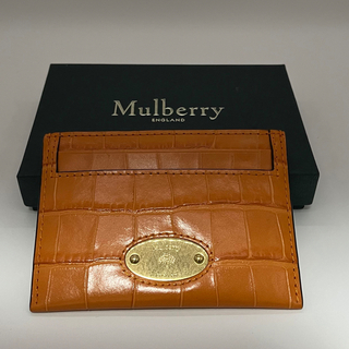 マルベリー(Mulberry)のMulberry マルベリー　カードケース　レザー　イングラインド(名刺入れ/定期入れ)