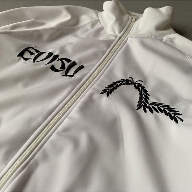 美品 EVISU 刺繍ロゴ かもめ トラックジャケット ホワイト エビス