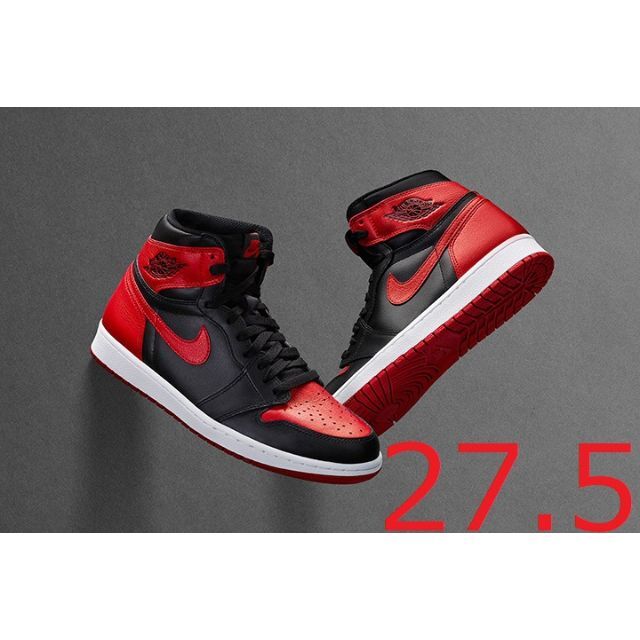 275cm商品状態NIKE AIR JORDAN 1 HIGH BANNED 2016 27.5