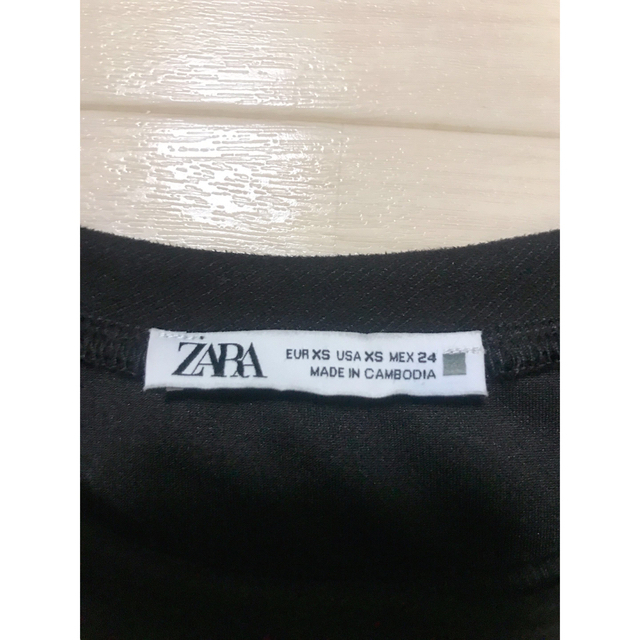 ZARA(ザラ)のZARA  フェイクスエードワンピース　xs レディースのワンピース(ミニワンピース)の商品写真