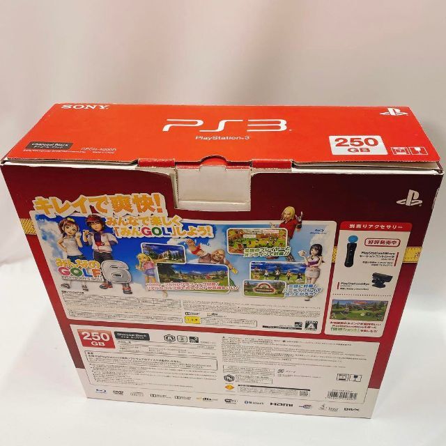 PlayStation 3 250GB スターターパック みんなのゴルフ6同梱 ゲーム