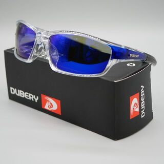 【人間工学】DUBERY軽量偏光サングラス ブルー オークリー・タレックス型(ルアー用品)