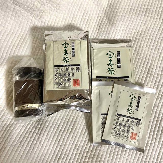 新品同様 宝寿園 野草十八茶“宝寿茶” 特別増量＋ Ｔ−Ｇｏ ｍｉｎｉ