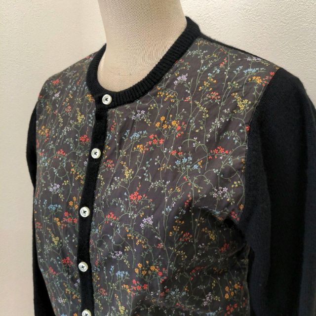 超目玉 値下げ‼️ BEAMS リバティ Liberty 花柄 カーディガン ニット