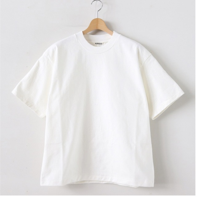 AURALEE STAND UP TEE 20ss - Tシャツ/カットソー(半袖/袖なし)