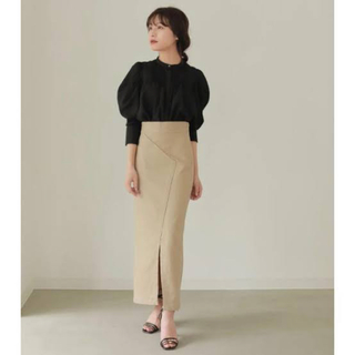 L’Or Pencil Wrap Skirt ロル(ロングスカート)