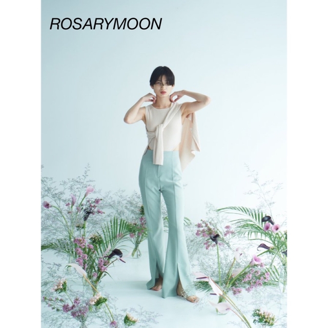 ROSARYMOON High Waist Flare Pants | フリマアプリ ラクマ