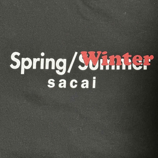 sacai - sacai 19SS Tシャツ Black Size4 カットソー ブラックの通販 ...
