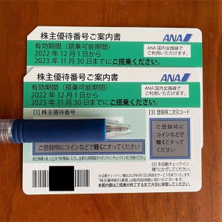 エーエヌエー(ゼンニッポンクウユ)(ANA(全日本空輸))のANA 株主優待　2枚(その他)