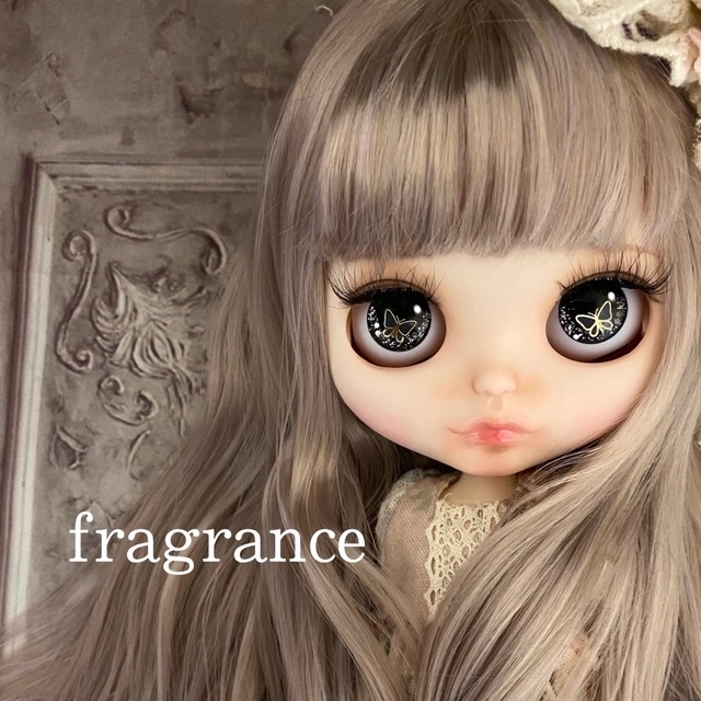 カスタムアイシードール 白肌 icydoll ストレート毛先カール 薄茶mixの