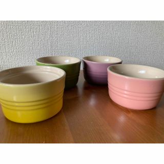 ルクルーゼ(LE CREUSET)のLe Creuset  ル・クルーゼ ココット皿 4点セット(食器)