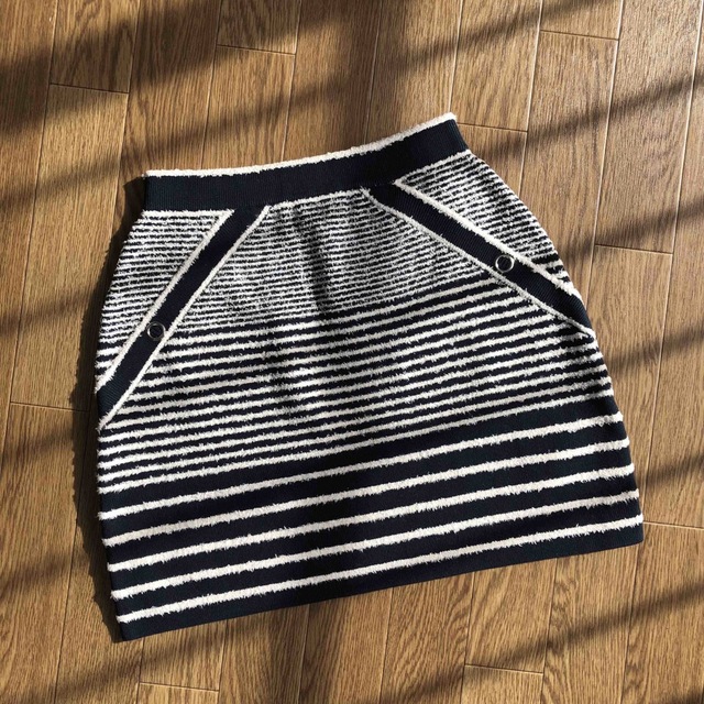 maje - MAJE MARINELLA STRIPE SKIRT サイズ36 新品、未使用の通販 by