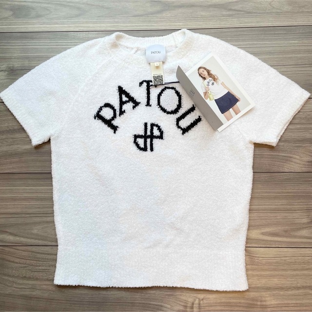 新品⭐︎PATOU パトゥオーガニックコットン混紡ジャガードニットトップスPATOU