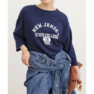 アパルトモンドゥーズィエムクラス(L'Appartement DEUXIEME CLASSE)のL'Appartement アメリカーナ　Football Tシャツ(カットソー(長袖/七分))