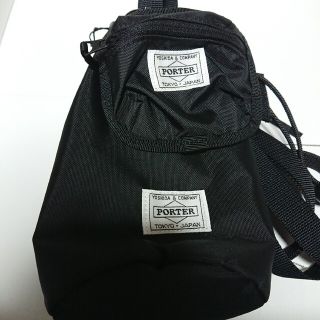 ハイク(HYKE)のHYKE PORTER BONSAC MINI & COIN CASE 黒(ショルダーバッグ)