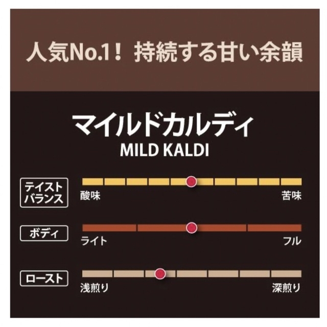 カルディ　マイルドカルディ　3袋　KALDI コーヒー粉　中挽　カルディコーヒー 食品/飲料/酒の飲料(コーヒー)の商品写真