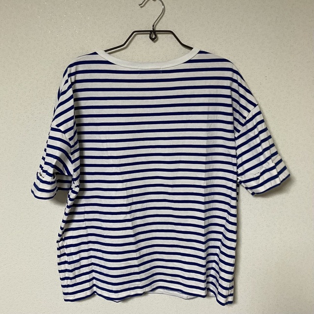 LOGOS(ロゴス)のMサイズ　ロゴス　ボーダーカットソー　半袖　Tシャツ レディースのトップス(Tシャツ(半袖/袖なし))の商品写真