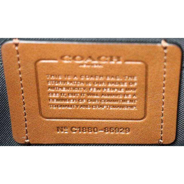 【COACH】コーチ ブリーカー レザー バックパック ダークサドルバッグ