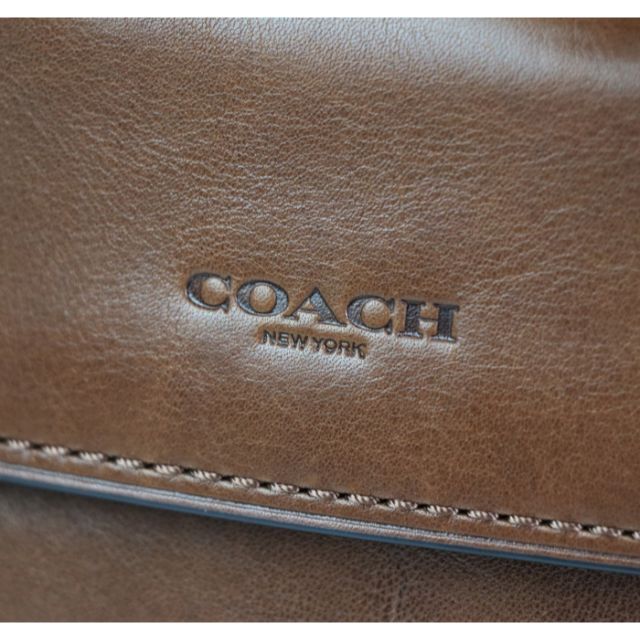 【COACH】コーチ ブリーカー レザー バックパック ダークサドルバッグ