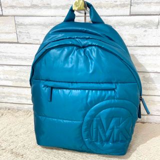 マイケルコース(Michael Kors)の<未使用品>マイケルコース　リュック　キルティング　ナイロン　ブルー(リュック/バックパック)