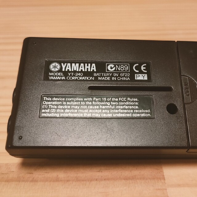 ヤマハ(ヤマハ)の【USED】YAMAHA　オートチューナー　YT-240 スマホ/家電/カメラのオーディオ機器(その他)の商品写真