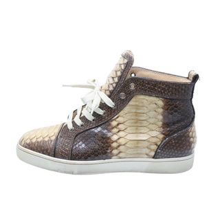 Christian Louboutin ルブタン　白　パイソン　36ハーフ