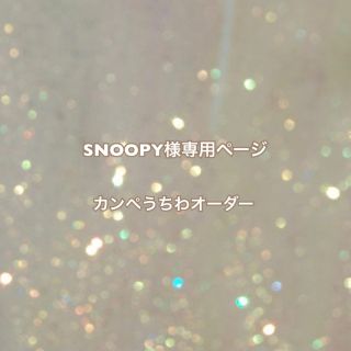 SNOOPY様専用ページ　カンペうちわ(男性アイドル)