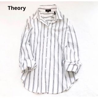 セオリー ストライプシャツ シャツ/ブラウス(レディース/長袖)の通販
