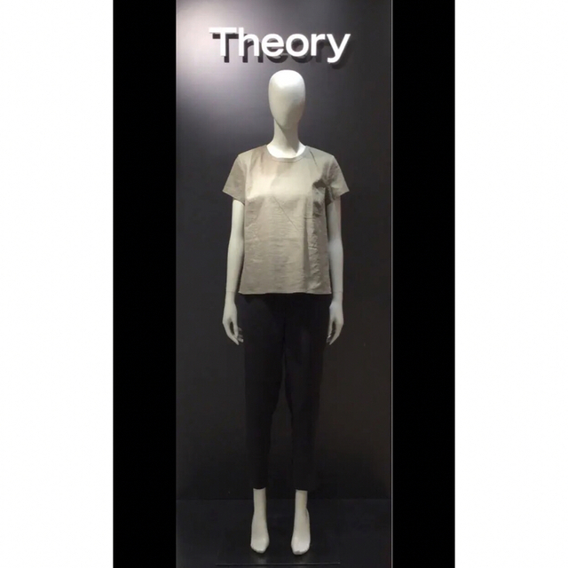 theory - Theory セオリー カーキ リネン ブラウス カットソーの通販