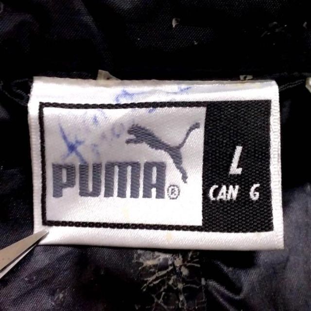 レア◎00s◎PUMA◎ジャケット◎黒×白◎モノトーン◎オーバーサイズ◎着回し