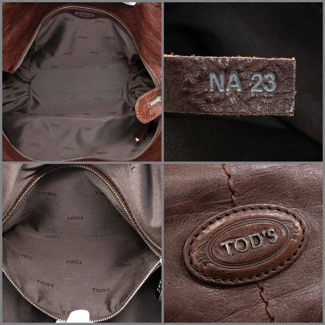 TOD'S - 【全額返金保証・送料無料】トッズの2wayバッグ・正規品・美品