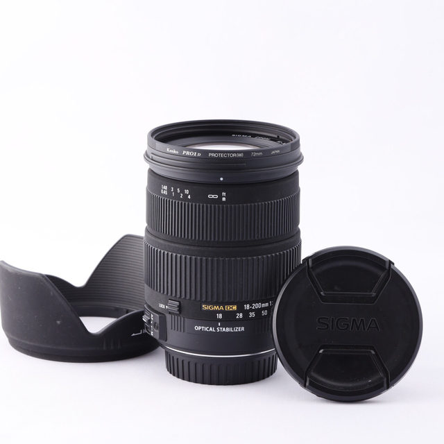 145☆SIGMA18-200☆手ぶれ補正付き☆CANON用 スマホ/家電/カメラ